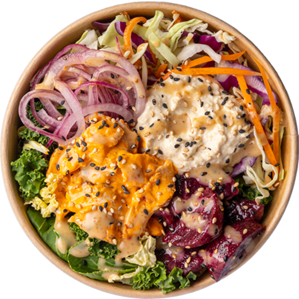 Up-Beet Chicken Rainbow Salad
